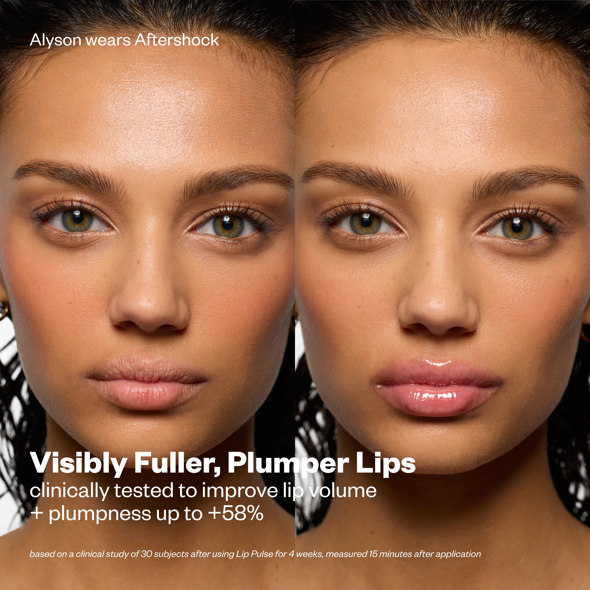 Lip Pulse in Aftershock Before and After