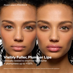 Lip Pulse in Aftershock Before and After