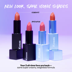 New Look, Same Iconic Shades of Weightless Lip Color