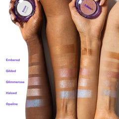 Shiny Objects Arm Swatches on different skin tones