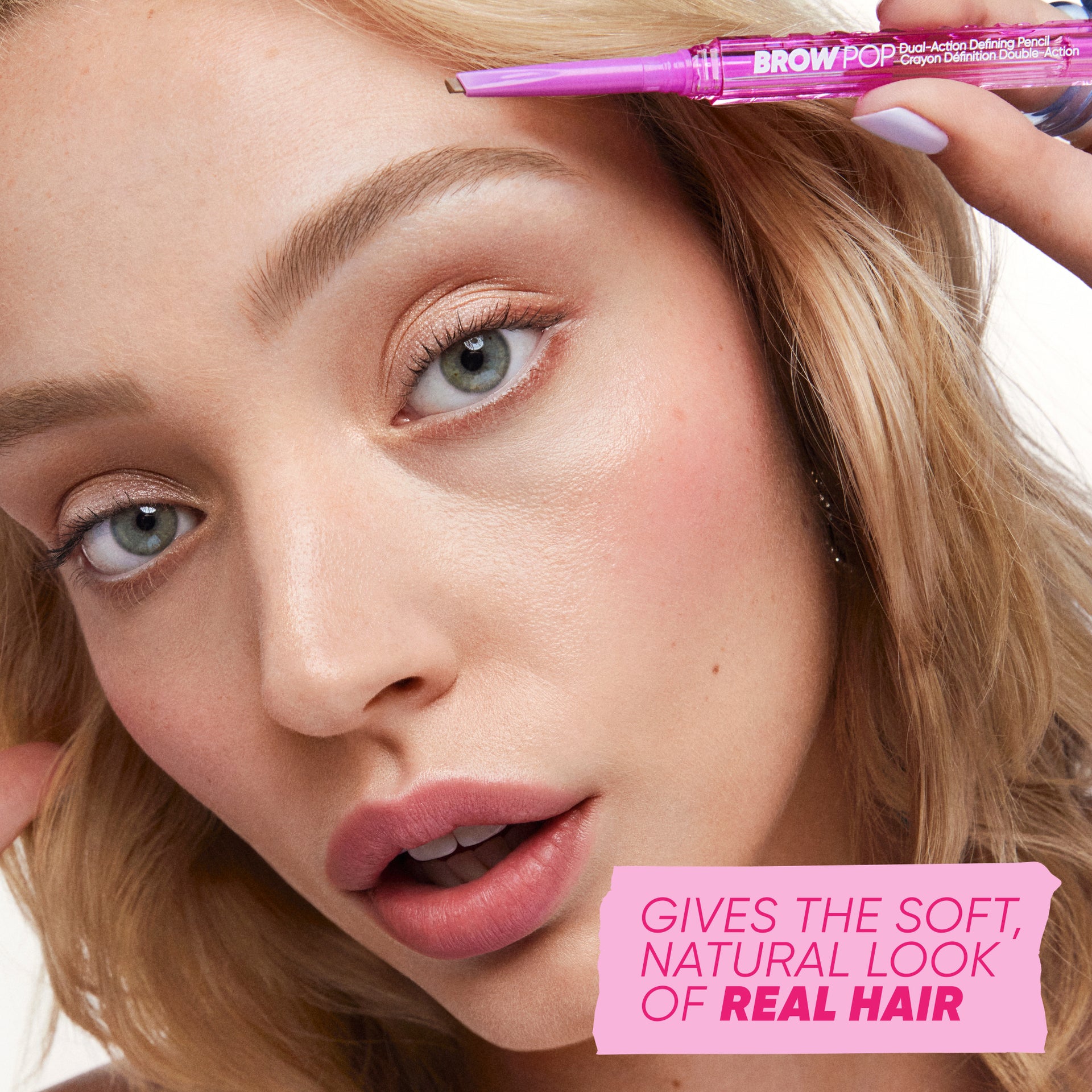 Gives the soft natural look of real hair
