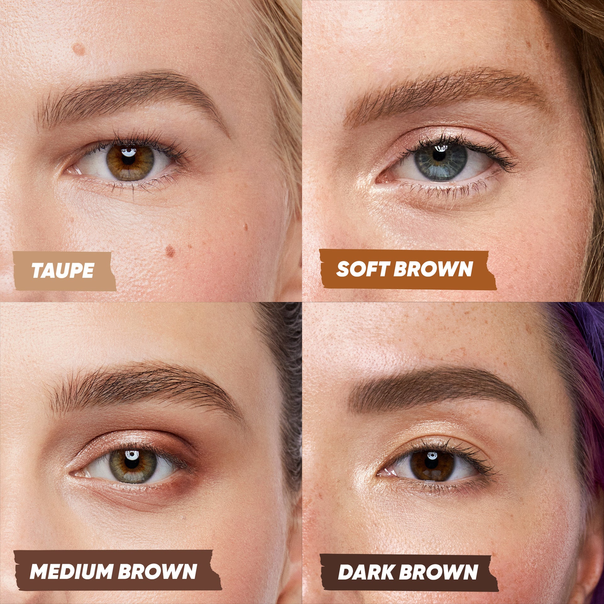 Brow Pop Nano in Taupe Shade Grid