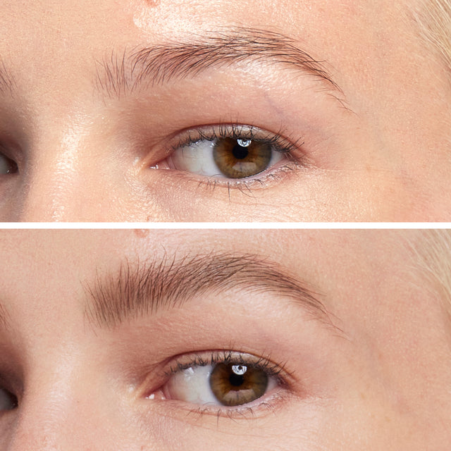 Model wearing Air Brow - Tinted in Taupe