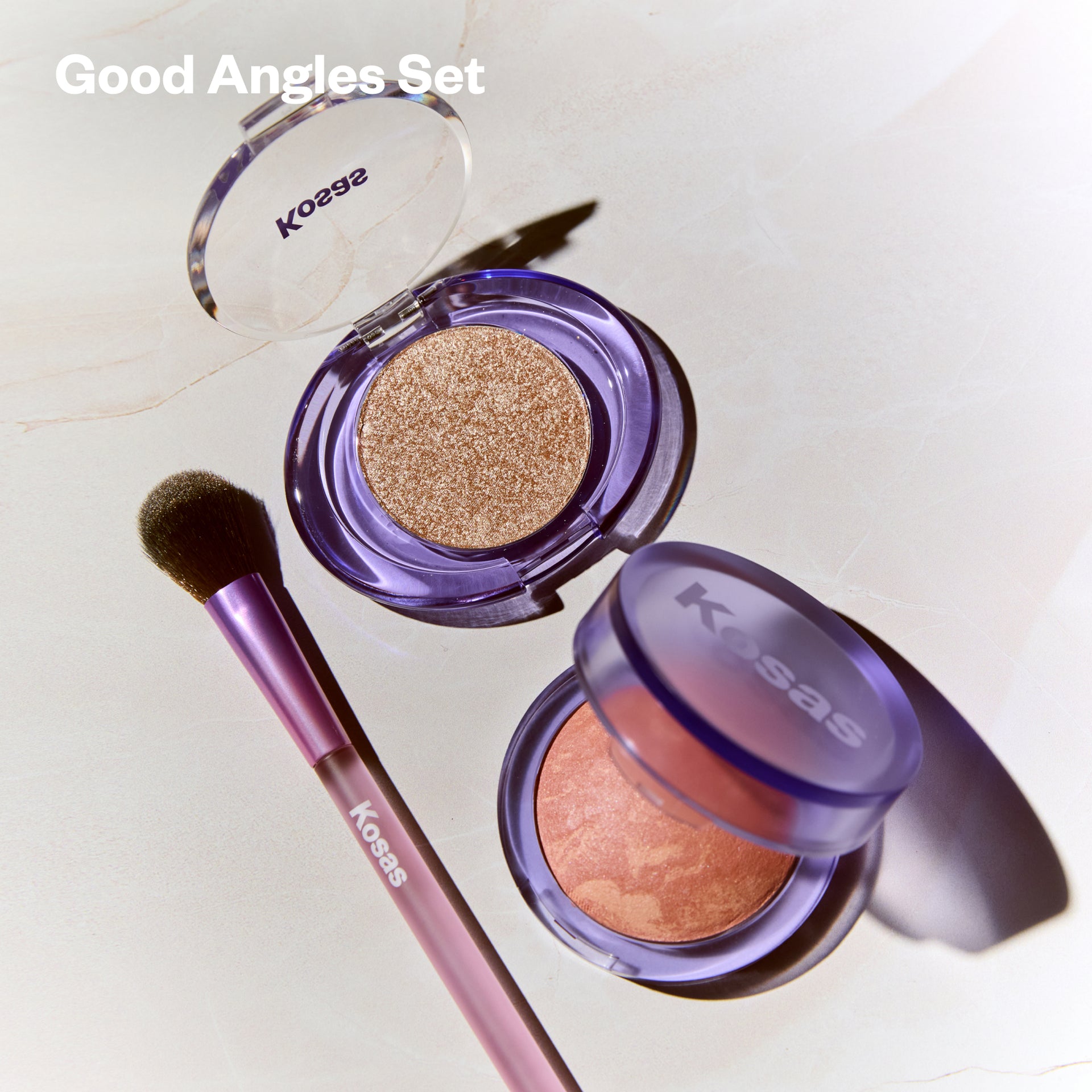 Good Angles Set (Shiny Objects, Blush Is Life, Face Detailer Brush)