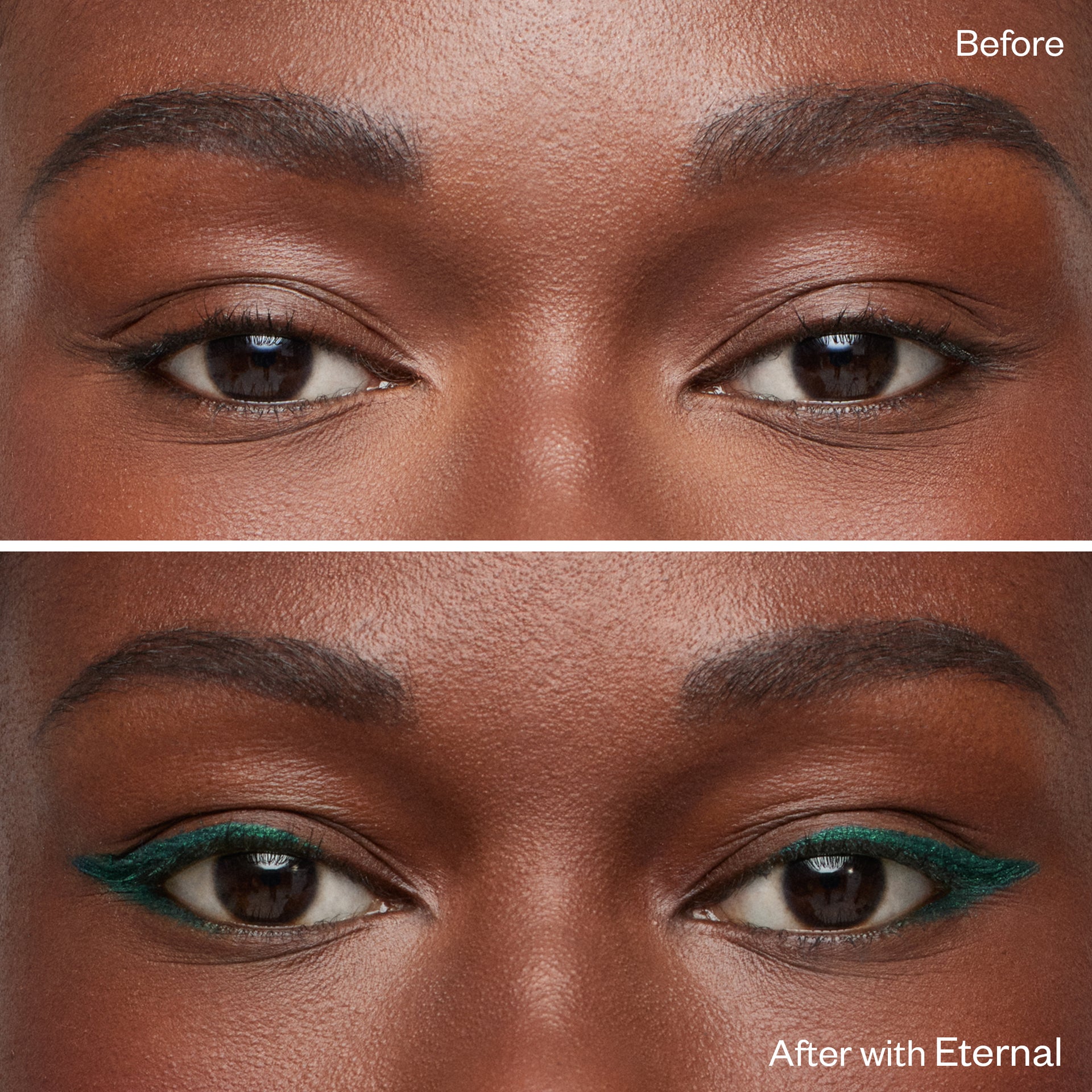 Before and after applying Soulgazer Eternal