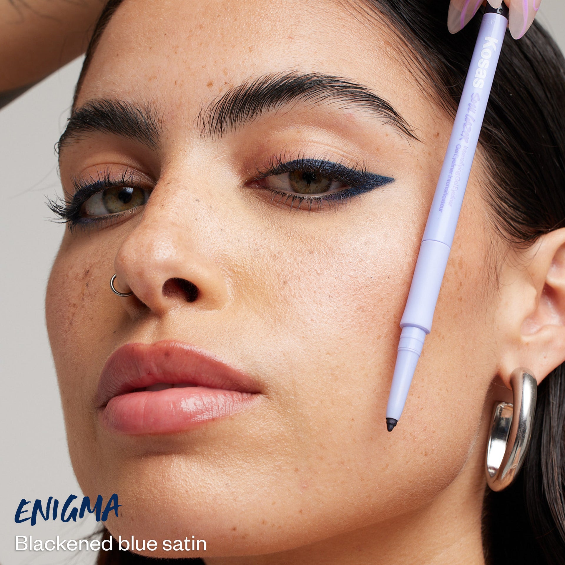 Soulgazer Enigma - Blackend Blue Satin