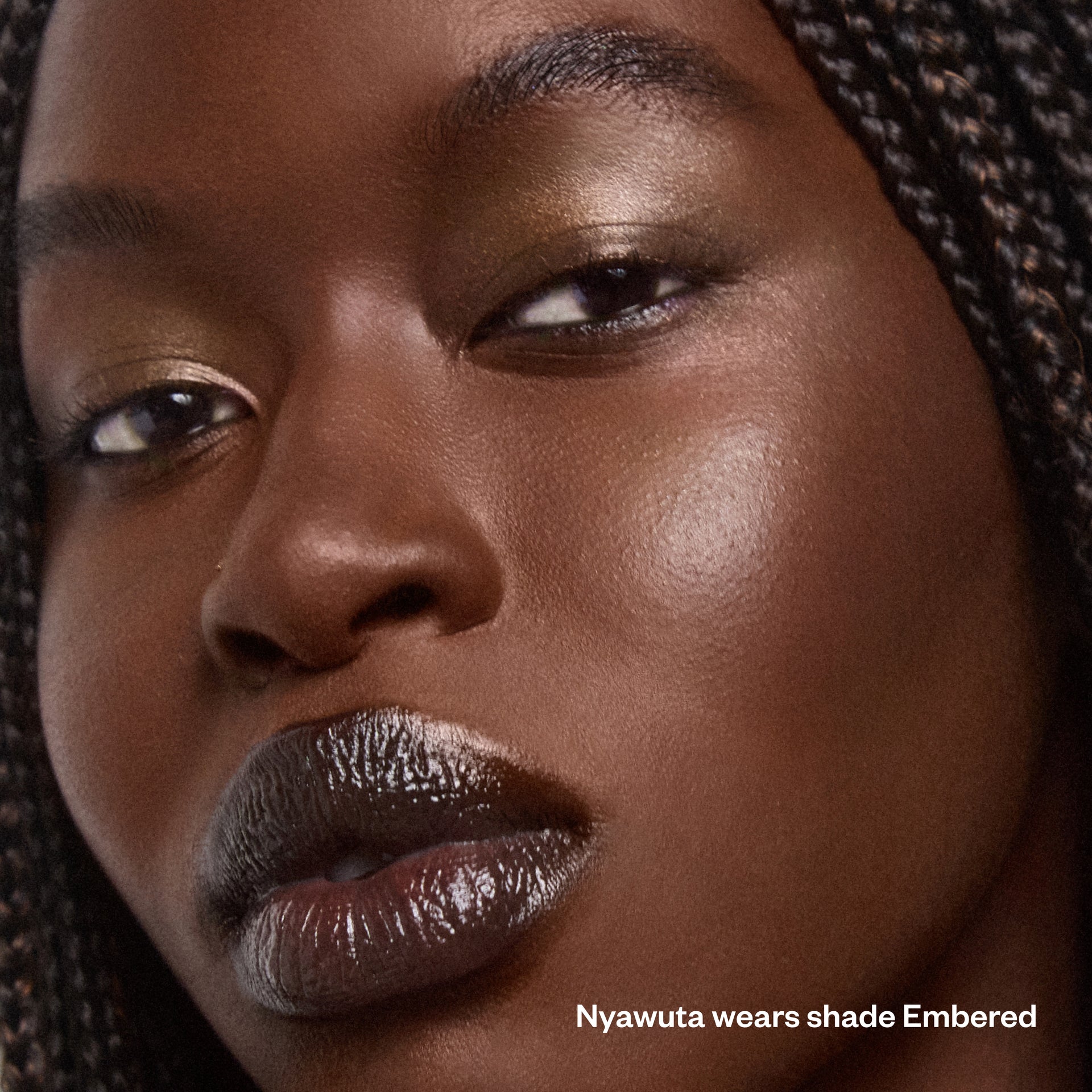 Model wearing Shiny Objects in Embered