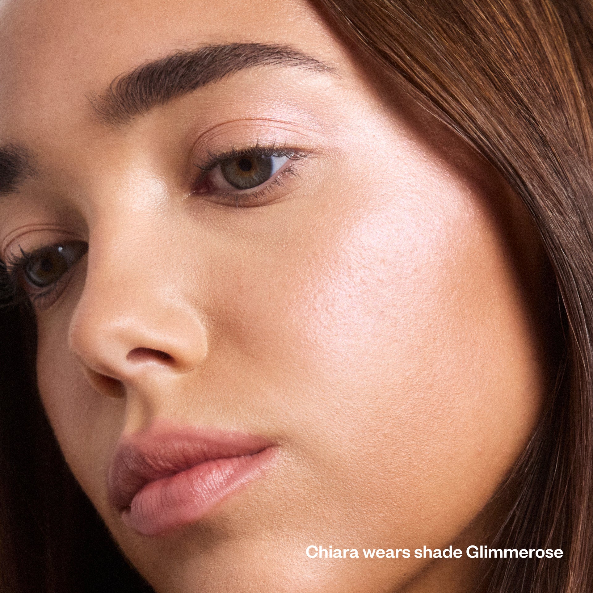 Model wearing Shiny Objects in Glimmerose
