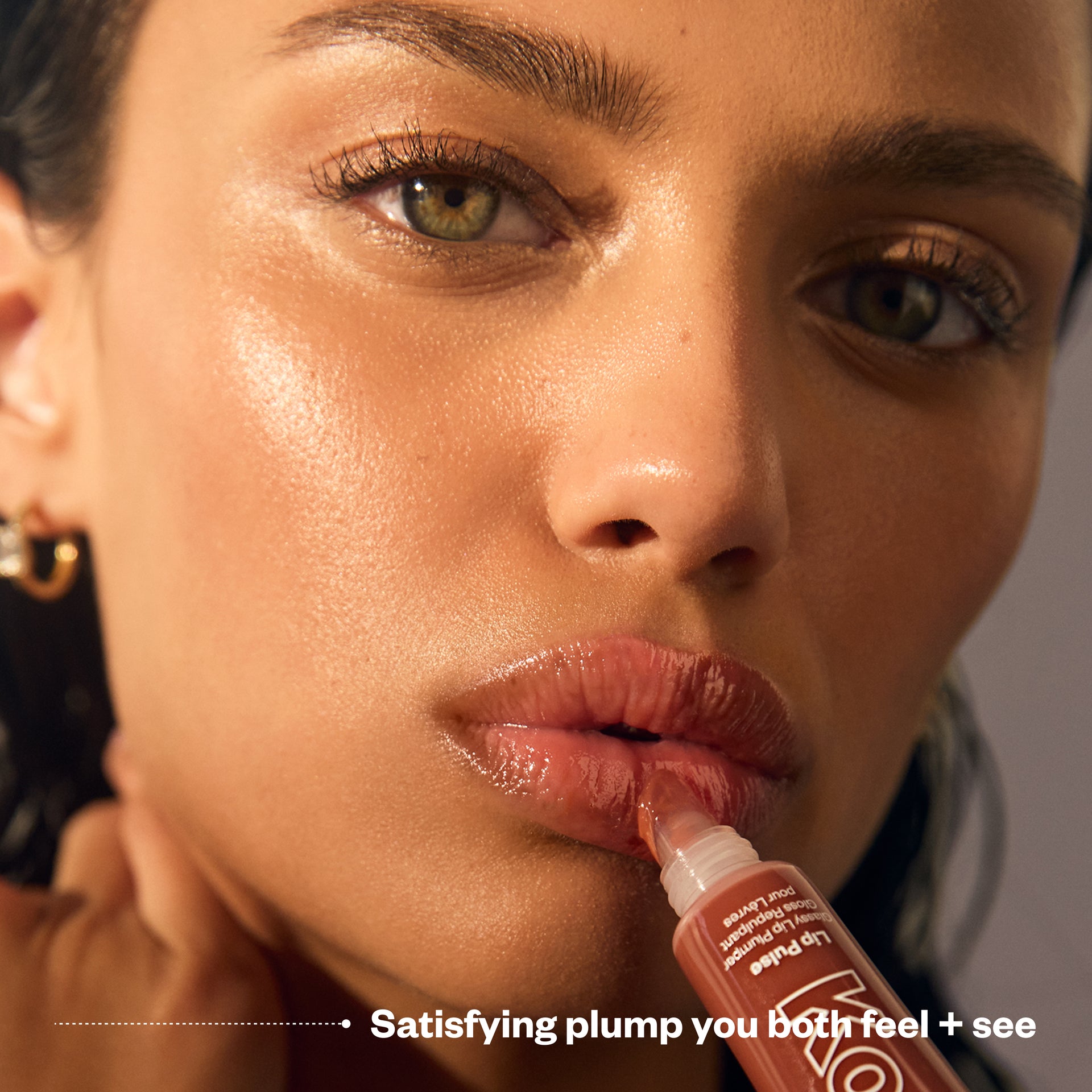 Model wearing Lip Pulse in Sixth Sense
