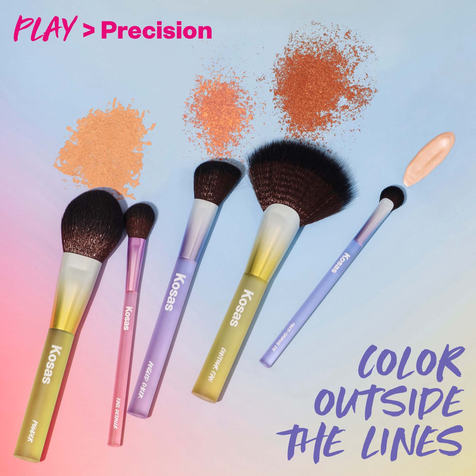 Contour Fan Brush Application
